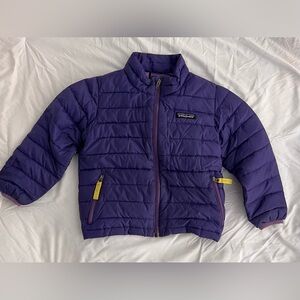 Patagonia Kids Vibrant Purple Puffer Jacket